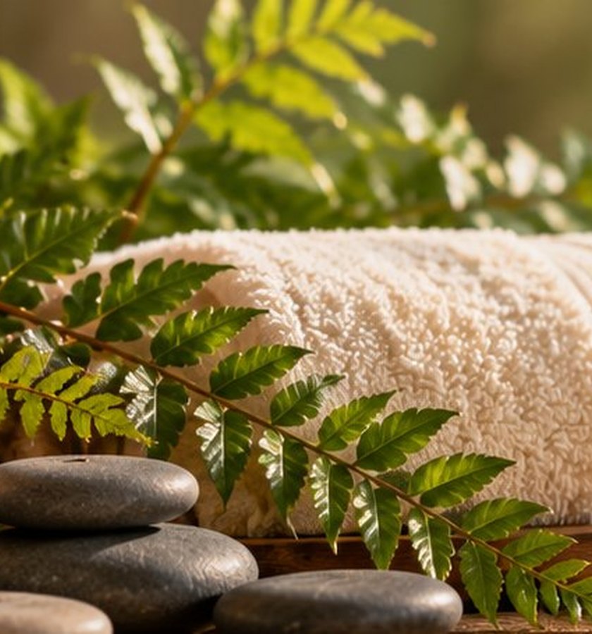 A peaceful massage and wellness setting